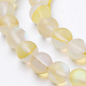 Chapelets de perles en pierre de lune synthétique G-K280-02-8mm-05-3