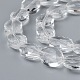 Chapelets de perles en verre GLAA-R196-12x9mm-01-2