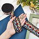 GORGECRAFT 5 Yards Jacquard Ribbon Ethnic Style Embroidery Ribbons 2 inch Single Face Emobridered Woven Rhombus Pattern Ribbon Fabric Trim for DIY Sewing Crafting Home Tablecloth Decor Accessories OCOR-GF0001-95-4