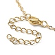 Dreischichtige Halsketten mit Perlen aus natürlichen und synthetischen gemischten Edelsteinen NJEW-TA00091-3
