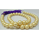 Polished Shell Pearl Round Beads Strands SP12MM720-3