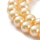 Chapelets de perles rondes en verre peint X-HY-Q330-8mm-61-3