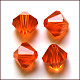 Abalorios de cristal austriaco de imitación SWAR-F022-6x6mm-372-1