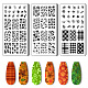 DIY-Nagelkunst-Vorlagen aus Edelstahl MRMJ-WH0092-005-1
