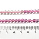 Brins de perles de fluorite naturelle de couleur dégradée G-Z047-C02-04-6