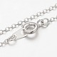Platinum Tone Vintage Chakra Jewelry Brass Gemstone Oval with Tree of Life Pendant Necklaces NJEW-JN01155-06-4