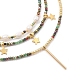 Colliers de perles et ensembles de pendentifs NJEW-JN03076-02-2