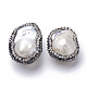 Perle barocche naturali di perle barocche PEAR-Q008-09-2