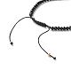 Infinity & Cross Braided Bead Bracelets Set for Girl Women BJEW-JB06957-7