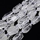 Natural Gemstone Quartz Crystal Beads Strands G-L159-09-1