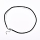 Leather Cord Necklace Making WL-I002-A-01-1