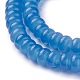 Chapelets de perles en verre opaque de couleur unie GLAA-A036-H22-3