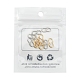 10Pcs 2 Colors 304 Stainless Steel S Hook Clasps STAS-YW0001-31-6