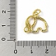 Подвески из настоящей 18-каратной позолоченной латуни с фианитами KK-M283-02C-02-3