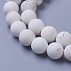 Brins de perles de magnésite naturelle G-F592-03-6mm-3