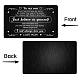 Rectangle 201 Stainless Steel Custom Blank Thermal Transfer Wallet Card DIY-WH0252-014-4