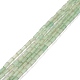 Natürlichen grünen Aventurin Perlen Stränge G-M389-06-1