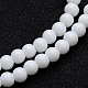 Opaque Color Glass Round Bead Strands GLAA-I026-6mm-02-1