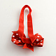 Polka dot tissu bandeaux de bébé accessoires pour cheveux bowknot élastiques OHAR-Q002-20L-2