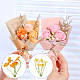 GOMAKERER 20Pcs 5 Colors Plastic Artificial Daisy Flower Bouquet AJEW-CA0003-72-7