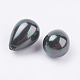 Perla de concha perlas medio perforadas BSHE-G017-15x10mm-07-2