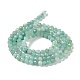 Fili di perle di quarzo smeraldo naturale G-P514-A01-02-3