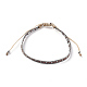 Unisex Adjustable Braided Bead Bracelets BJEW-J181-04A-2