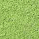 シリンダーシードビーズ  不透明色の光沢  均一サイズ  緑黄  2x1.5mm  穴：0.8mm  約888個/10g X-SEED-H001-H16-2