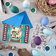 GLOBLELAND Vintage Happy Easter Day Clear Stamps Easter Bunny Silicone Stamps Easter Egg Chick Rubber Transparent Rubber Seal Stamps for Card Making DIY Scrapbooking Photo Album Decoration DIY-WH0167-57-0122-3
