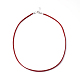 Faux Suede Cord Necklaces Making AJEW-E010-05-3mm-1