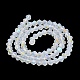 Chapelets de perles en verre électroplaqué d'imitation jade GLAA-F029-J4mm-D05-2