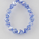 Electroplate Glass Beads Strands EGLA-R031-6mm-12-2