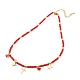 Ожерелье с подвеской в виде крыла NJEW-JN03688-10