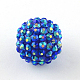 AB-Color Resin Rhinestone Beads RESI-S315-16x18-17-1