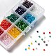 10 Colors Electroplate Glass Beads EGLA-JP0002-01B-4mm-5