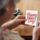 Globleland „Happy Father's Day“-Stanzformen „Happy Mother's Day“-Stanzformen aus Karbonstahl zum Selbermachen „Happy Dad's Day“ Happy Mom's Day-Prägeschablonenvorlage für die Kartenherstellung DIY-WH0309-773-5