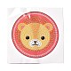 DIY Bear Head Pattern Diamond Painting Stickers Kits for Kids DIY-I068-03-3