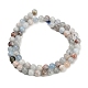 Natürliche Aquamarin Perlen Stränge&nbsp;G-F591-29A-6mm-03-4