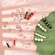 PandaHall 27pcs Pearl Brooch Pins Elegant Shawl Clips Brooch Collar Safety Pin Pearl Cardigan Collar Brooch Clips for Clothing Dresses Scarf Sweater Hat Decoration Accessories SJEW-PH0001-08-7