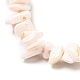Fili di perle di conchiglia rosa naturale BSHE-G029-02-3