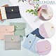 Nbeads 10Pcs 10 Colors PU Imitation Leather Jewelry Storage Bags ABAG-NB0001-94-4