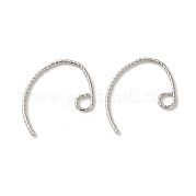 Латунные серьги-кольца EJEW-R162-52P
