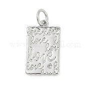 Латунные микро проложить кубического циркония подвески KK-G522-26P