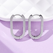 Серьги-кольца Huggie Hoop из нержавеющей стали 304 STAS-H156-11C-P