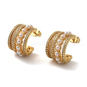 Серьги кубического циркония EJEW-L224-54G