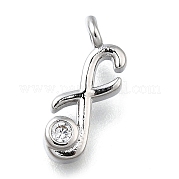 Латунные микро проложить кубического циркония подвески KK-B132-12P-F
