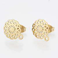 Фурнитура для сережек-гвоздиков из нержавеющей стали 304&nbsp;STAS-S079-36A