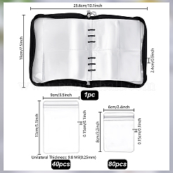 Прозрачная сумка-органайзер для хранения ювелирных изделий из ПВХ на молнии&nbsp;AJEW-PH0012-60