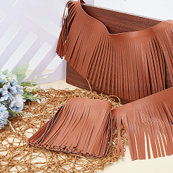 2 метр искусственной кожи с кисточками для отделки&nbsp;DIY-PH0010-44B-03