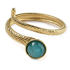 Натуральные кольца амазонитовых пальцев&nbsp;RJEW-U027-04G-05